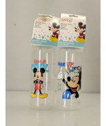 Pack of 2 Disney Mickey Mouse Baby Infant Bottles 9oz Medium Flow Silico... - $13.52 CAD