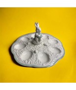 Midwest Of Cannon Falls White 8 Deviled Egg Tray Easter Bunny Scalloped ... - €20,53 EUR
