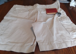 Arizona Co Cream Cargo Shorts Size XL, NWT Men&#39;s Shorts, Cream Summer Sh... - £7.88 GBP