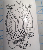 Rick| Morty|Pickle Rick|TinyRick|Rick Sanchez|Morty|Tattoo Style|Vinyl Decal - £4.74 GBP