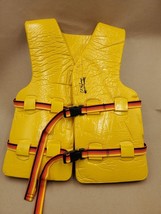 Cut N&#39; Jump Vinyl Water Ski Vest Chest Size 30&quot; to 52&quot; Life Jacket Vtg Y... - £39.27 GBP