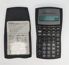 Texas Instruments BA II Plus Business Analyst Financial Calculator w/ Manual - £12.61 GBP