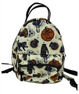 Spirit Creatures of the Night Small Backpack Skulls/Black Cats - $19.53 CAD
