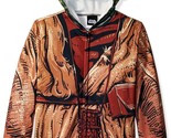 YODA STAR WARS Zip-Up Sweatshirt Costume Hoodie w/ Mask &amp; Ears Boys Sz. ... - $32.53