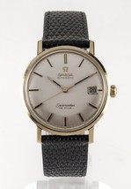 Omega Men&#39;s Gold-Plated Seamaster Automatic Watch with Date 565 - £1,634.88 GBP