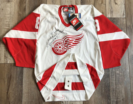 Igor Larionov #8 Detroit Red Wings Nike Authentic Hockey Jersey MiC Size 44 - $247.49