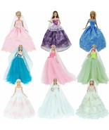 Doll Wedding Dress Princess Gown Bridal Veil Evening Party Dress For Bar... - £6.69 GBP+