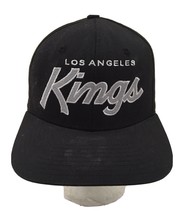 Los Angeles Kings Cap Hat Adult Snapback Script Lettering Embroidered NH... - £63.78 GBP