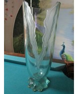 Stephen Schlanser &quot;Torn Victory Vase&quot; - 15&quot; Glass Vase SIGNED ORIGINAL  - £737.06 GBP