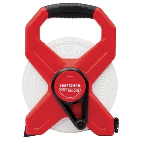 Craftsman Long Measuring Tape 0.5 in x 200-ft Red CMHT34212 - $39.59