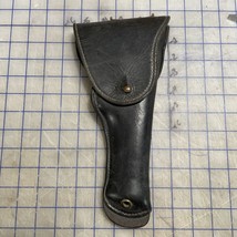 vintage h.h. heiser holster Black Leather Age Unknown Not Sure What It Fits - £48.40 GBP