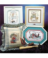 11 Humorous Tickle Your Funny Bone Sayings Grandchildren Cross Stitch Pa... - $19.19 CAD