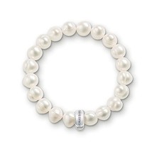 Thomas Sabo Charm Club, Women Bracelet, 925 Sterling silver, nylon  - $1,577.56 MXN