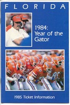 Florida Gators NCAA Football Ticket Brochure 1985-12 pages-Galen Hall-VF - £29.54 GBP