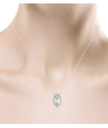 2.15 Ct IGICERTIFIED F/VS1 MarquiseCut Lab Grown Diamond Halo Pendant wi... - €1.712,05 EUR