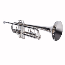 Nickelplated Drop B Adjustable Trumpet Gloves Set Silver - £139.71 GBP