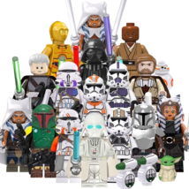 Star Waars MandoAhsoka Obi-Waan Darth VaderRahm Kota and more Minifigure... - £54.49 GBP