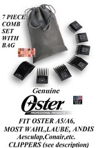 Oster A5 Universal Guide Attachment Blade 7 Comb Set*Fit Many Wahl,Andis Clipper - £39.31 GBP