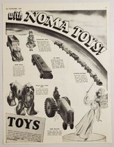 1945 Print Ad Noma Toys for Children Train,Tractor,Dump Truck Noma Electric NY - £10.77 GBP