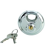 2-3/4&quot; Round Stainless Steel Lock Key Disc Storage Pad Security Shackle ... - $19.16 CAD
