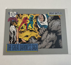DC Comic Card 1992 Series I Great Battles The Great Darkness Saga   #162  Card C - £1.76 GBP
