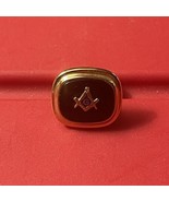 Freemason Masonic Cufflink Formal Wear One Is Missing Pre Owned Vintage - £10.29 GBP