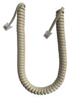 Replacement Handset Cord (Curly Cord) (Ash, 9 ft) - £7.66 GBP