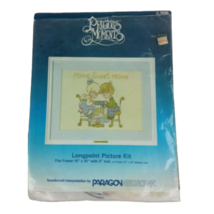 Precious Moments Longpoint Picture Kit Home Sweet Home Religious Pray Sewing - £7.41 GBP