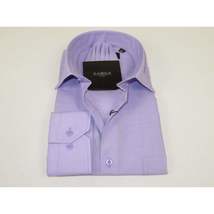 Men's Shirt Hankie CASILA Turkey Cotton Blend 501770-24 Lavender Oxford Texture image 3