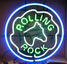 New Rolling Rock Bar Beer Neon Sign 24&quot;x20&quot; Poster Light - £205.02 GBP