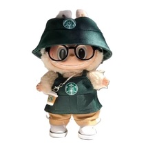 Starbucks-Inspired 5pcs Doll Outfit Barista –Hat, Apron,Short,Glasses,co... - $29.95