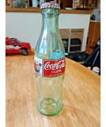 1997 Coca Cola Classic Bottle Christmas 8 Fluid Ounce Green Glass Empty ... - £2.86 GBP