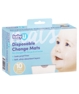 babyU Disposable Change Mats 10pk - £56.08 GBP