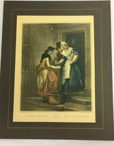 Vintage Cries Of London Print w Brown Mat 8 x 10&quot; New Mackrel Unframed - $14.84