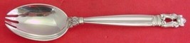 Acorn by Georg Jensen Sterling Silver Ice Cream Fork 4-Tine Original 6&quot; Heirloom - £98.73 GBP