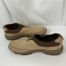 Propet Womens W3851 Wash &amp; Wear Slip-On Tan Nubuck Walking Shoes 9.5 W - £16.84 GBP