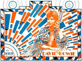 David Bowie - Ziggy Stardust - University Union - 1972 - Concert Poster - £26.37 GBP