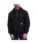 New Men's John Deere Quarter Zip Pullover Hoodie, 1912745 Multiple Sizes Black - $49.95