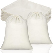 50 Pcs 10 X 12 Inches Muslin Bags Cotton Drawstring Bags Canvas Linen Bag Sachet - $49.99