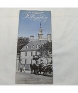 Vintage 1950s Come To Historic Williamsburg Virginia Brochure - €7,69 EUR