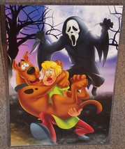 Scooby Doo &amp; Shaggy vs Ghostface Glossy Art Print 11 x 17 In Hard Plastic Sleeve - £20.29 GBP