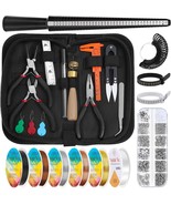 Audab Jewelry Wire Wrapping Jewelry Making Supplies Kit Ring Sizer Measu... - €37,62 EUR