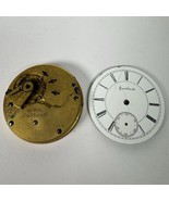 R.W. Co. Rockford Ill. Pocket Watch Movement For Parts - €42,36 EUR