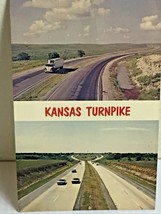 1960 Kansas Turnpike Roadway Postcard. Cab Over Truck at Lyndon, KS - £4.28 GBP