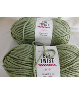 Big Twist Gentle lot of 2 Sage Green Dye Lot CNE661156414 - £8.77 GBP