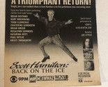 Scott Hamilton Back On The Ice Print Ad Vintage TPA5 - $5.93