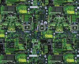 Cotton Computer Technology Digital Cotton Fabric Print by the Yard (D766... - $12.95