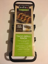 Mr. Bar-B-Q Taco Grill Rack 4 Tacos NEW! Non-Stick  - £15.65 GBP