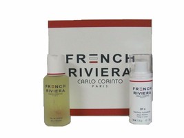 French Riviera by Carlo Corinto WOMEN 3.3 oz EDT + 1.76 oz Fraicheur Hydrotante - £22.52 GBP