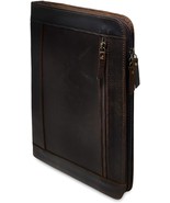HG-LTHR Genuine Leather Business Portfolio Professional Organizer Men &amp; ... - $68.00